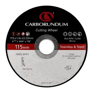 CARBORUNDUM A60S 115X1.0X22.23-T41 CAR-White Cutting Disc
