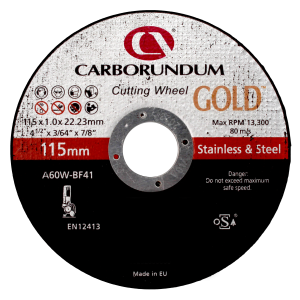 Carborundum GOLD 115x1x22mm A60W-BF41